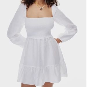 Aritzia Tempest Linen Mini Dress